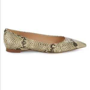 Marc Fisher snakeskin flats